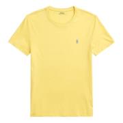 Geborduurd Katoenen T-Shirt Logo Ralph Lauren , Yellow , Heren