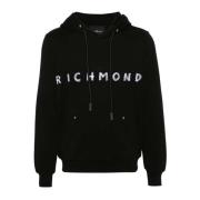 Sweatshirts Hoodies John Richmond , Black , Heren