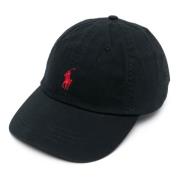 Geborduurde Baseball Cap Logo Ralph Lauren , Black , Unisex