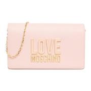 Jelly Logo Crossbody bag Love Moschino , Pink , Dames