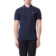 Polo Shirts Emporio Armani , Blue , Heren