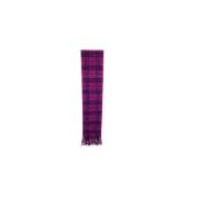 Pre-owned Wool scarves Burberry Vintage , Purple , Dames