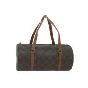 Pre-owned Canvas handbags Louis Vuitton Vintage , Brown , Dames