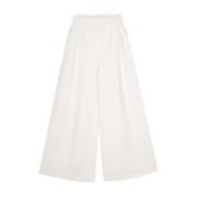 Nocera Gebreide Broek Max Mara , White , Dames