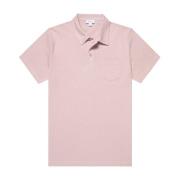 Polo Shirts Sunspel , Pink , Heren