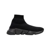 Pre-owned Polyester sneakers Balenciaga Vintage , Black , Dames