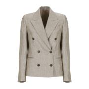 Blazers Brunello Cucinelli , Brown , Dames