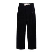 Corduroy broek Palm Angels , Black , Heren