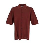 Short Sleeve Shirts Lemaire , Red , Heren