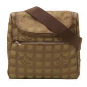 Pre-owned Canvas backpacks Chanel Vintage , Green , Dames