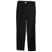 Pre-owned Fabric bottoms Balmain Pre-owned , Black , Dames
