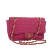 Pre-owned Canvas chanel-bags Chanel Vintage , Pink , Dames