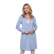 Rino Pelle jackcoat Single breasted coat Babice 7002420/airy blue Rino...