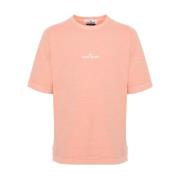 T-Shirts Stone Island , Pink , Heren