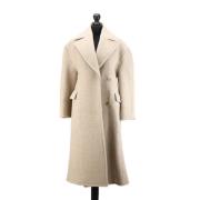 Pre-owned Wool outerwear Acne Studios Pre-owned , Beige , Dames