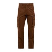 Slim-fit Trousers Aspesi , Brown , Heren