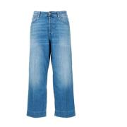 Cropped Jeans Don The Fuller , Blue , Dames