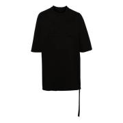 Zwarte Katoenen Jersey T-shirt met Drkshdw Detail Rick Owens , Black ,...