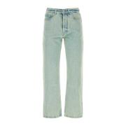 Straight Jeans Palm Angels , Green , Heren