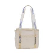 Pre-owned Nylon chanel-bags Chanel Vintage , White , Dames