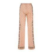 Wide Trousers Palm Angels , Pink , Dames