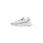 Witte Leren Sneakers Iceberg , Multicolor , Heren