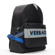 Pre-owned Nylon backpacks Versace Pre-owned , Black , Dames