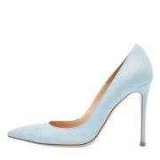 Pre-owned Leather heels Gianvito Rossi Pre-owned , Blue , Dames