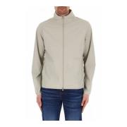 Beige Logo Jas Barbour , Beige , Heren