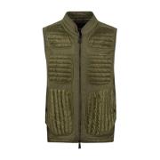 Heren Model 9Ame43 Groene Vest add , Green , Heren