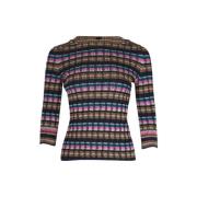 Pre-owned Wool tops Chanel Vintage , Multicolor , Dames
