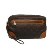 Pre-owned Canvas louis-vuitton-bags Louis Vuitton Vintage , Brown , Da...