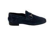 Blauwe platte schoenen Antica Cuoieria , Blue , Heren