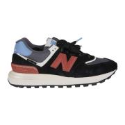 Zwarte 574 Sneakers New Balance , Black , Heren