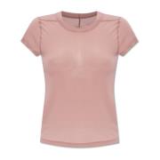 Bijgesneden Level T T-shirt Rick Owens , Pink , Dames
