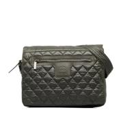 Pre-owned Nylon crossbody-bags Chanel Vintage , Green , Dames