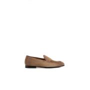 Suède Herenloafers Zandkleur Doucal's , Brown , Heren