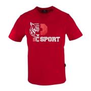 T-Shirts Plein Sport , Red , Heren