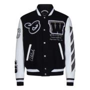 Bomber Jackets Off White , Black , Heren