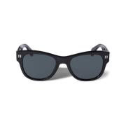 Zwarte zonnebril met accessoires Off White , Black , Unisex