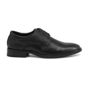 Laced Shoes Duca di Morrone , Black , Heren