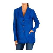 Klassieke Reversblazer Emporio Armani , Blue , Dames