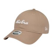 Beige Logo Baret Lente Collectie New Era , Beige , Unisex