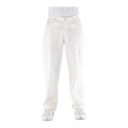Straight Jeans Pop Trading Company , White , Heren