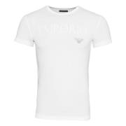Basic R-Neck T-Shirt Shortsleeve Emporio Armani , White , Heren