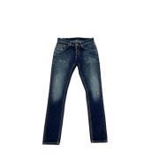 Straight Jeans Dondup , Blue , Heren