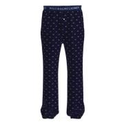 Comfortabele katoenen pyjamabroek met labeltaille Ralph Lauren , Blue ...