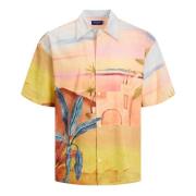 Landschapsshirt met Kentkraag Jack & Jones , Multicolor , Heren