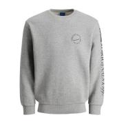 Urban Comfort Sweatshirt Jack & Jones , Gray , Heren