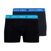 Comfort Stretch Boxershorts 2 Pack Jack & Jones , Blue , Heren